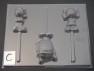 450sp Zooming Kids Chocolate Candy Lollipop Mold FACTORY SECOND